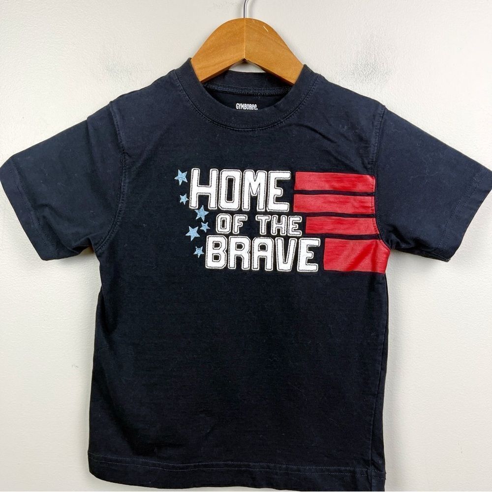 Gymboree Patriotic Kids T-Shirt - Navy Blue